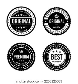 Classic Vintage Retro Premium Vektor-Abzeichen, Emblem, Logo, Etikett, Aufkleber, Stempel, Symbol, Siegel, Banner-Rahmenkollektion Set