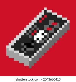 Classic Vintage Retro Video Game Gaming Family Computer Console Controller System Entertainment 8bit Pixel Art