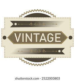  Classic vintage sign For the brander text area
