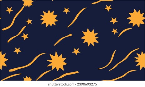 Estilo clásico vintage. Patrón de repetición vectorial sin cable. Textura mínima abstracta vectora. Diseño vectorial mínimo moderno Fondo. Ilustración de la vía láctea.