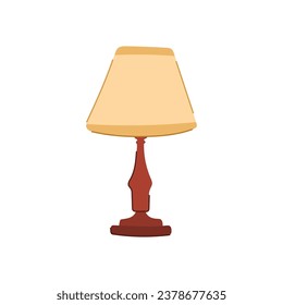 classic vintage table lamp cartoon. home interior, modern decor, antique retro classic vintage table lamp sign. isolated symbol vector illustration