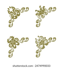 Classic Vitage Wedding Vector Ornaments Frames Separator Elements Classic Vintage Wedding Invitation Hand Drawn