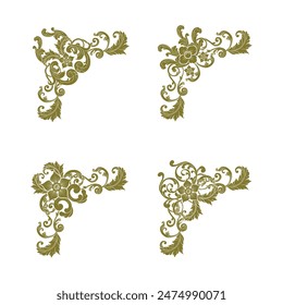 Classic Vitage Wedding Vector Ornaments Frames Separator Elements Classic Vintage Wedding Invitation Hand Drawn
