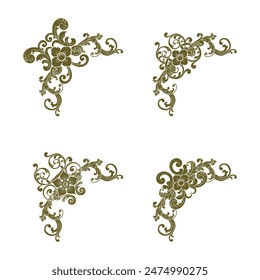 Classic Vitage Hochzeit Vektorgrafik Ornamente Rahmen Trenner Elemente Classic Klassische Hochzeit Einladung Handgezeichnet