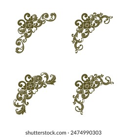 Classic Vitage Wedding Vector Ornaments Frames Separator Elements Classic Vintage Wedding Invitation Hand Drawn