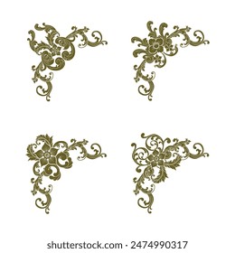 Classic Vitage Wedding Vector Ornaments Frames Separator Elements Classic Vintage Wedding Invitation Hand Drawn