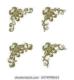 Classic Vitage Wedding Vector Ornaments Frames Separator Elements Classic Vintage Wedding Invitation Hand Drawn