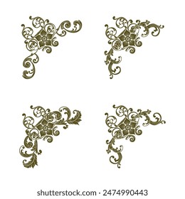 Classic Vitage Wedding Vector Ornaments Frames Separator Elements Classic Vintage Wedding Invitation Hand Drawn
