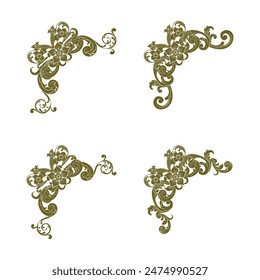 Classic Vitage Hochzeit Vektorgrafik Ornamente Rahmen Trenner Elemente Classic Klassische Hochzeit Einladung Handgezeichnet