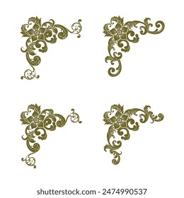 Classic Vitage Wedding Vector Ornaments Frames Separator Elements Classic Vintage Wedding Invitation Hand Drawn
