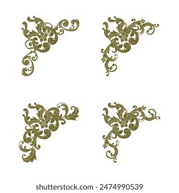 Classic Vitage Wedding Vector Ornaments Frames Separator Elements Classic Vintage Wedding Invitation Hand Drawn