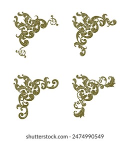 Classic Vitage Wedding Vector Ornaments Frames Separator Elements Classic Vintage Wedding Invitation Hand Drawn