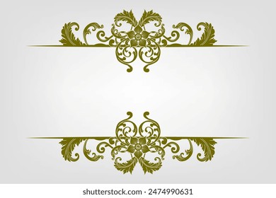 Classic Vitage Wedding Vector Ornaments Frames Separator Elements Classic Vintage Wedding Invitation Hand Drawn