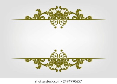 Classic Vitage Wedding Vector Ornaments Frames Separator Elements Classic Vintage Wedding Invitation Hand Drawn