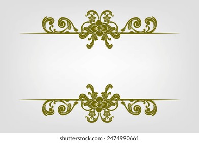 Classic Vitage Wedding Vector Ornaments Frames Separator Elements Classic Vintage Wedding Invitation Hand Drawn