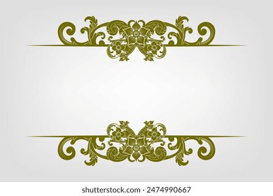 Classic Vitage Wedding Vector Ornaments Frames Separator Elements Classic Vintage Wedding Invitation Hand Drawn