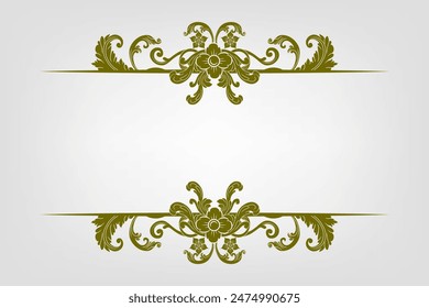 Classic Vitage Wedding Vector Ornaments Frames Separator Elements Classic Vintage Wedding Invitation Hand Drawn