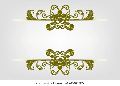 Classic Vitage Wedding Vector Ornaments Frames Separator Elements Classic Vintage Wedding Invitation Hand Drawn