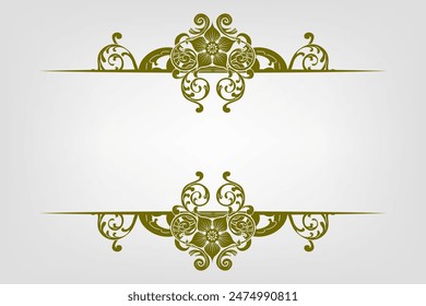 Classic Vitage Wedding Vector Ornaments Frames Separator Elements Classic Vintage Wedding Invitation Hand Drawn