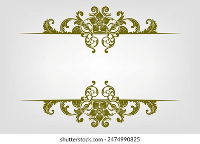 Classic Vitage Wedding Vector Ornaments Frames Separator Elements Classic Vintage Wedding Invitation Hand Drawn