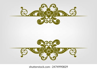 Classic Vitage Hochzeit Vektorgrafik Ornamente Rahmen Trenner Elemente Classic Klassische Hochzeit Einladung Handgezeichnet