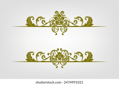 Classic Vitage Wedding Vector Ornaments Frames Separator Elements Classic Vintage Wedding Invitation Hand Drawn