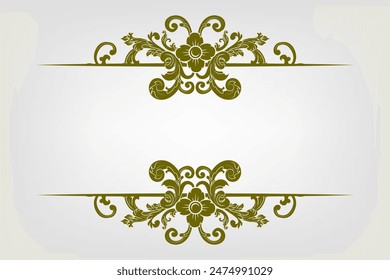 Classic Vitage Wedding Vector Ornaments Frames Separator Elements Classic Vintage Wedding Invitation Hand Drawn