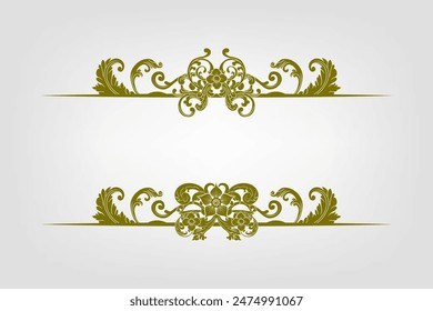 Classic Vitage Wedding Vector Ornaments Frames Separator Elements Classic Vintage Wedding Invitation Hand Drawn