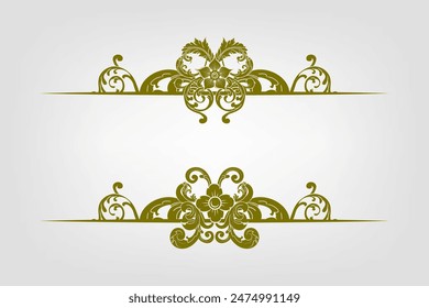 Classic Vitage Wedding Vector Ornaments Frames Separator Elements Classic Vintage Wedding Invitation Hand Drawn
