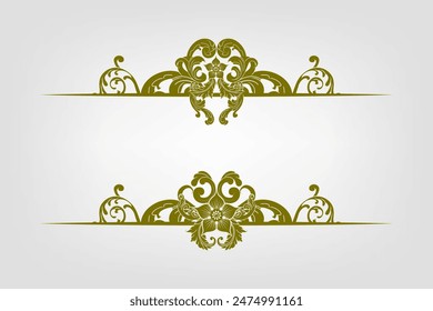 Classic Vitage Wedding Vector Ornaments Frames Separator Elements Classic Vintage Wedding Invitation Hand Drawn