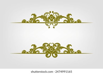 Classic Vitage Wedding Vector Ornaments Frames Separator Elements Classic Vintage Wedding Invitation Hand Drawn