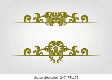 Classic Vitage Wedding Vector Ornaments Frames Separator Elements Classic Vintage Wedding Invitation Hand Drawn