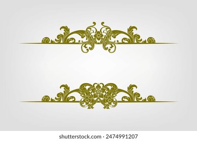 Classic Vitage Wedding Vector Ornaments Frames Separator Elements Classic Vintage Wedding Invitation Hand Drawn