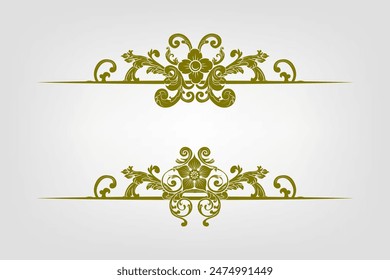 Classic Vitage Wedding Vector Ornaments Frames Separator Elements Classic Vintage Wedding Invitation Hand Drawn