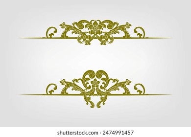 Classic Vitage Wedding Vector Ornaments Frames Separator Elements Classic Vintage Wedding Invitation Hand Drawn