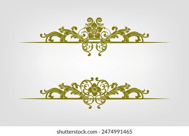 Classic Vitage Wedding Vector Ornaments Frames Separator Elements Classic Vintage Wedding Invitation Hand Drawn