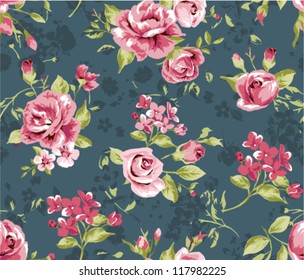 classic wallpaper seamless vintage flower pattern background
