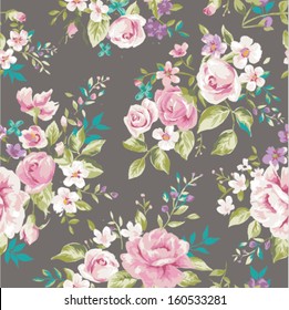 classic wallpaper seamless vintage flower pattern background