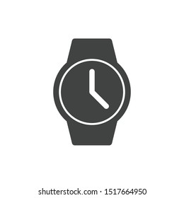 Classic watch icon isolated on white background. Wristwatch symbol modern, simple, vector, icon for website design, mobile app, ui. Vector Illustration