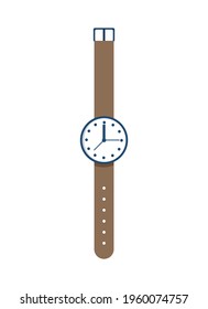 Classic watches vector icon. 