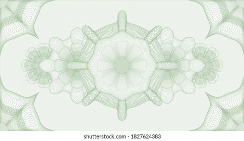 Classic watermark. wavy subtle curves. Intense illustration. Detailed design. 