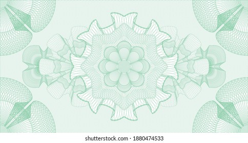 Classic watermark. wavy subtle curves. Intense illustration. Detailed design. 