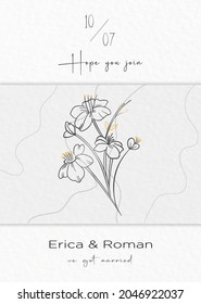 classic wedding card invitation template