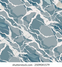 Modelo repetido inconsútil blanco y gris clásico del mármol para los Interiores elegantes