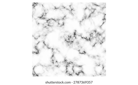Classic white marble veined texture with subtle gray swirls on transparent background