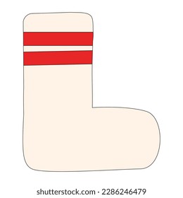 BLANCO CLÁSICO CON TIPOS ROJOS