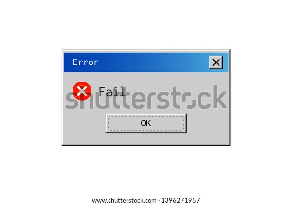 6,691 Error Window Images, Stock Photos & Vectors | Shutterstock