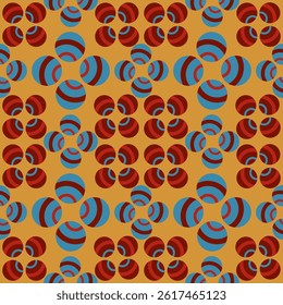 Classic Winter Spheres Geometric Pattern