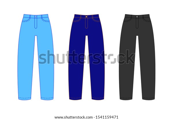 different color jeans