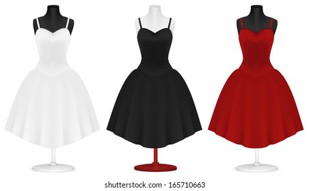 Classic Women's Plain Dress Template